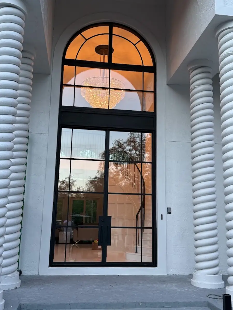 Commercial entry painting project by Clean Slate Painting